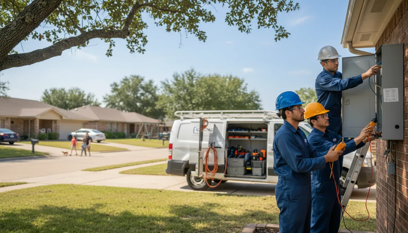 Certified electrician providing emergency electrical services in Glenwood, AR